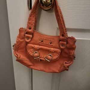 Carla Mancini Stylish Orange Women's Handbag